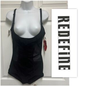REDEFINE Black Shaping Plus Size Bodysuit